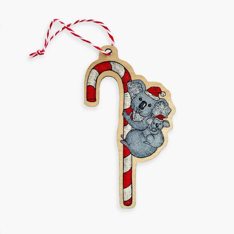 Koala christmas ornament