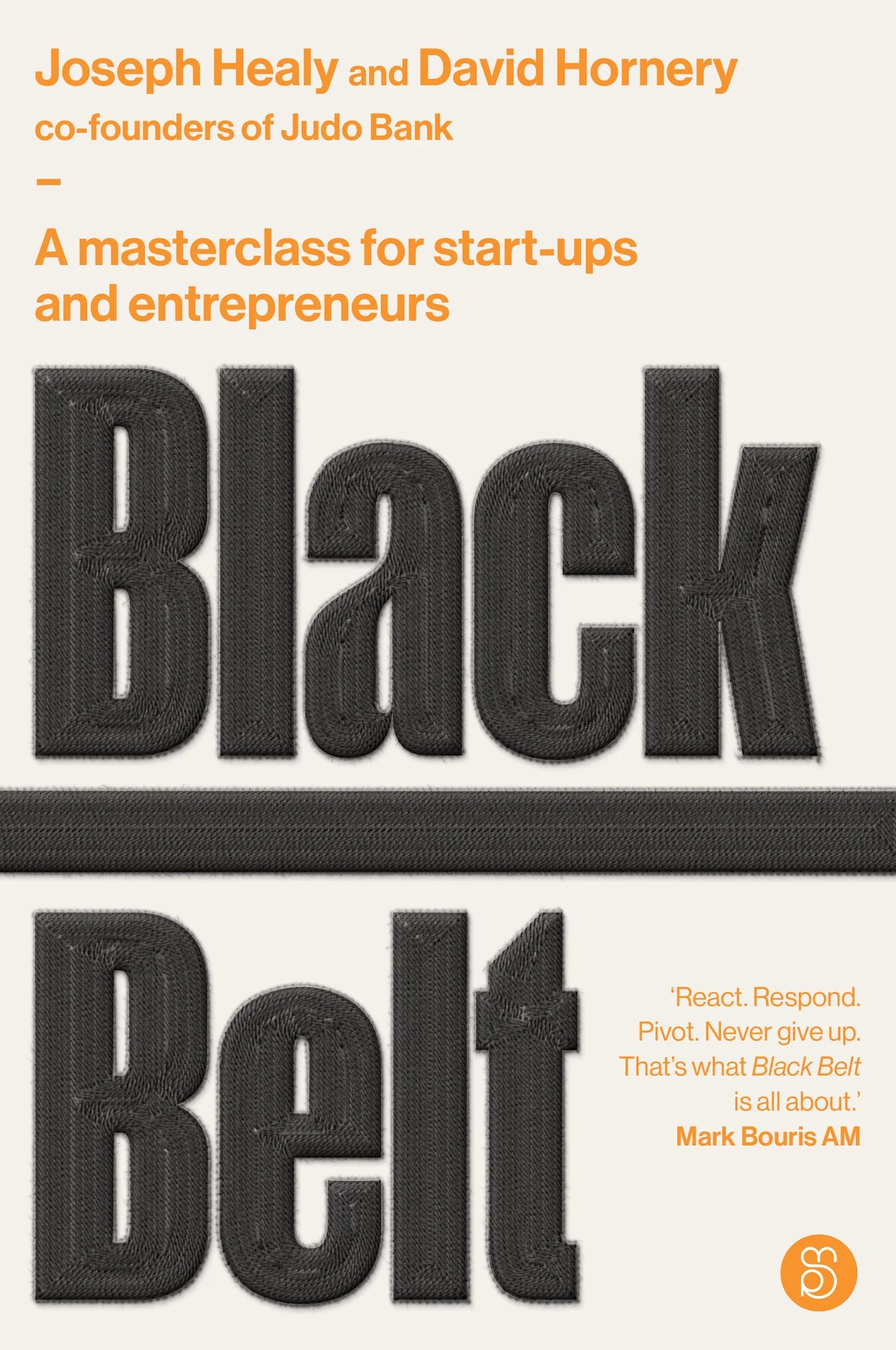 black belt by co- founder of Judo Bank