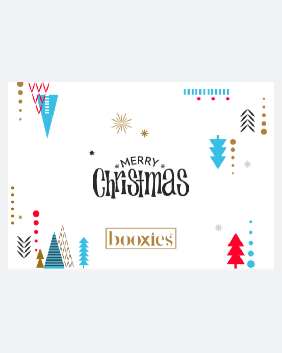 Christmas-themed design with 'Merry Christmas' text and decorative elements on a white background.