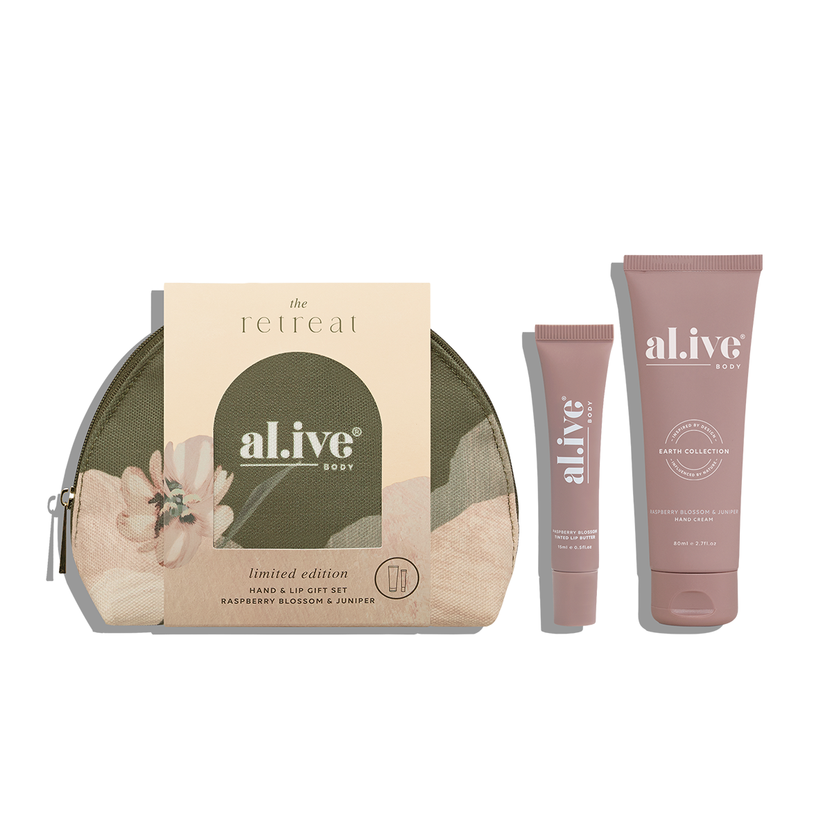 alive mothers day gift set the retreat including hand cream and lip butter
