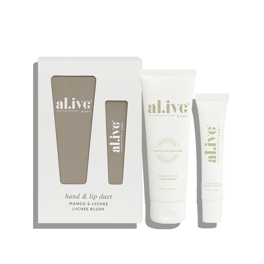 al.ive hand and ip duet - mango & lychee blush