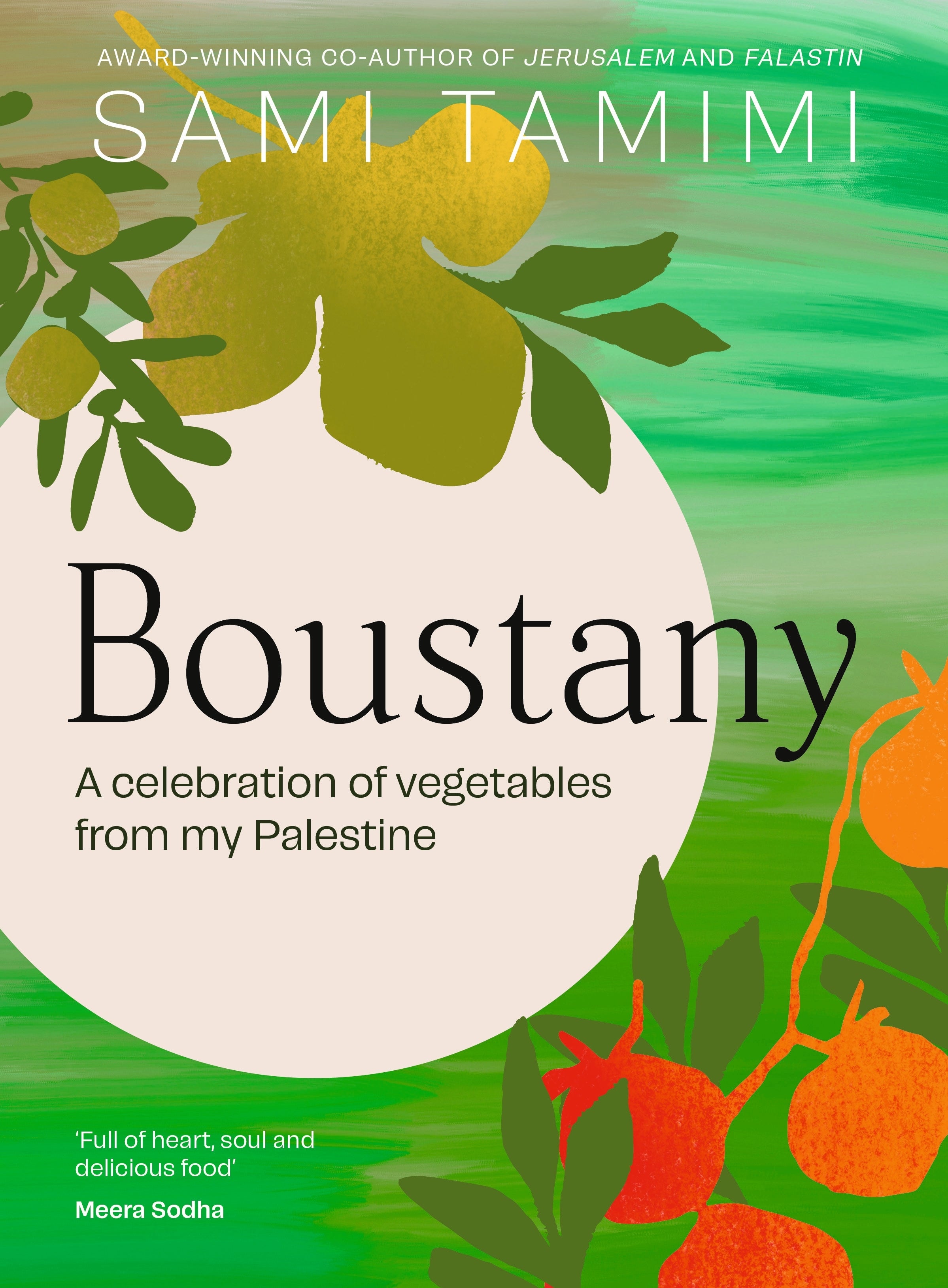 Boustany by Sami Tamimi a cook book with green background