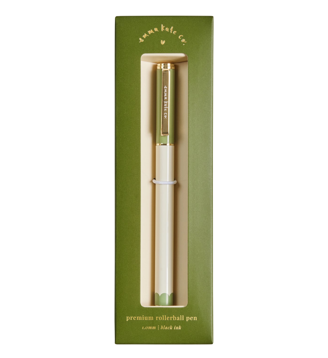 Metal rollerball Pen - leaf