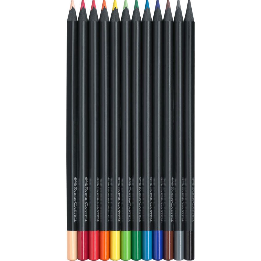 colouring pencils black limited edition Faber Castle