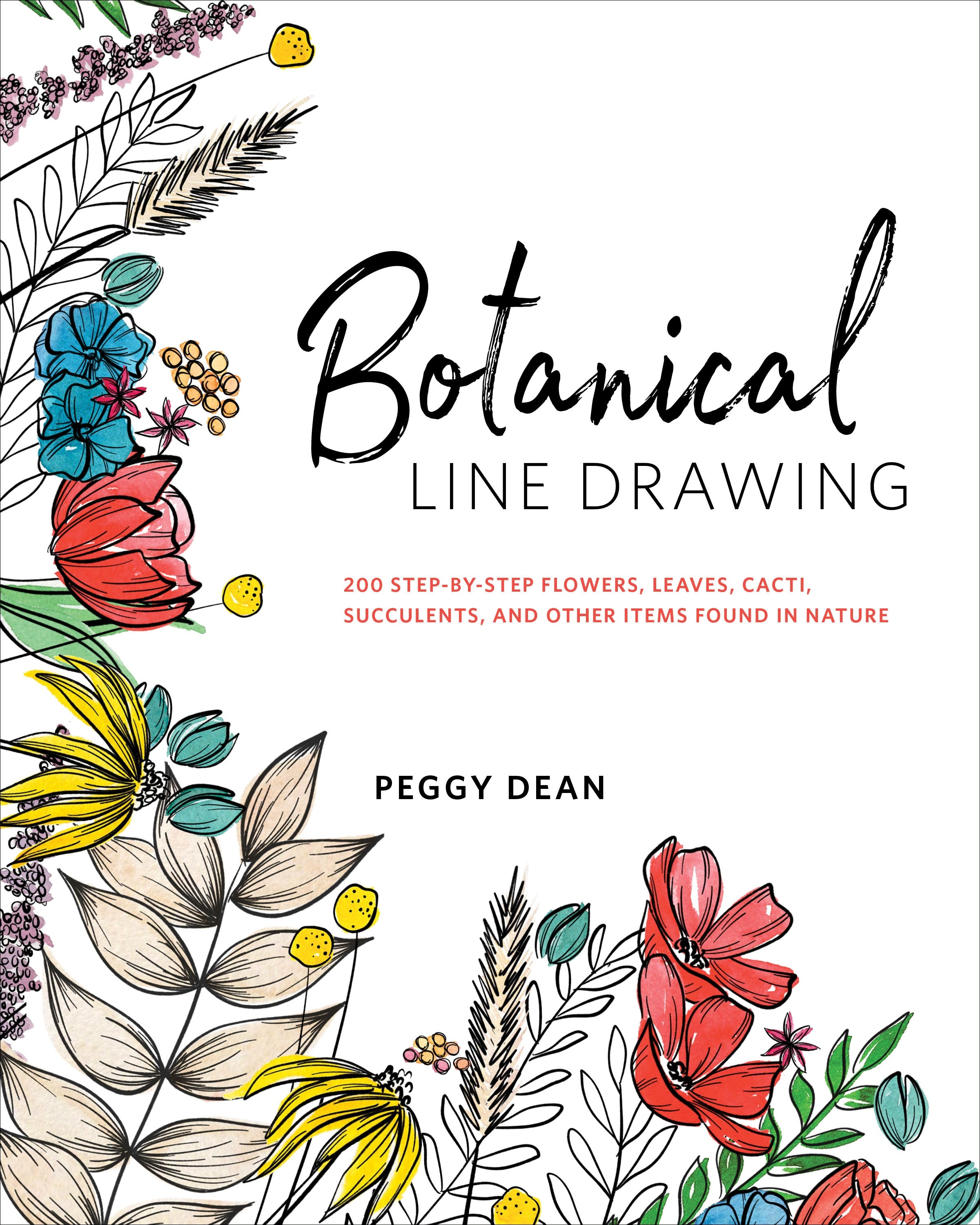 Botanical line drawing by Peggy Dean